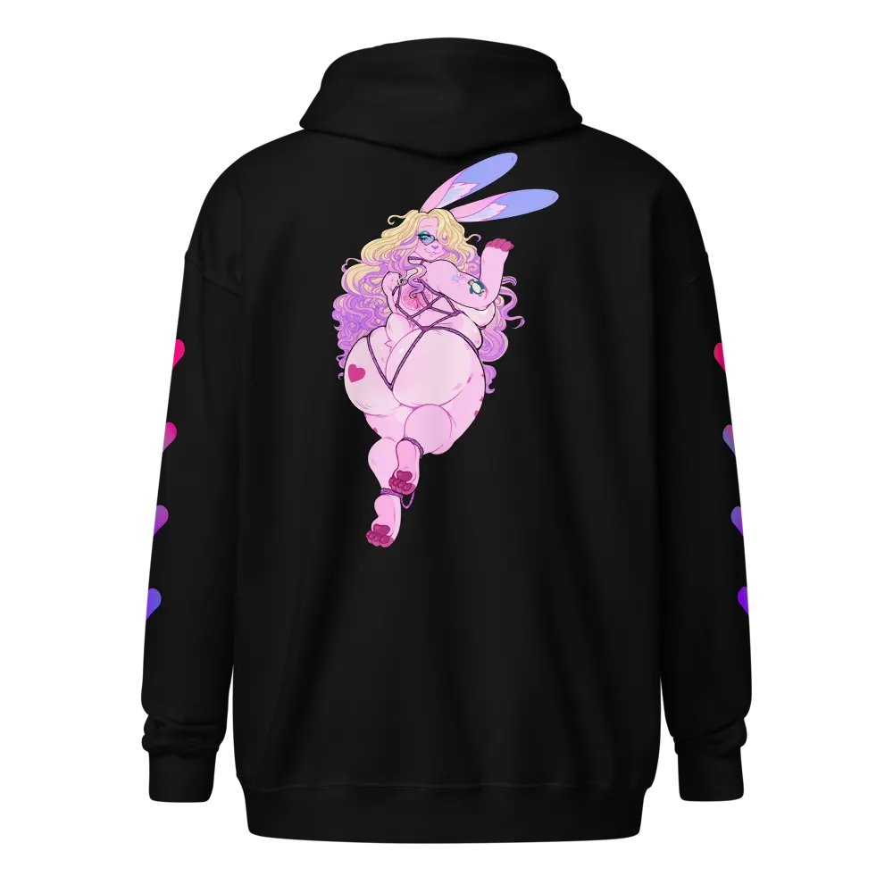 Shibari Bun Zip Hoodie product image (2)