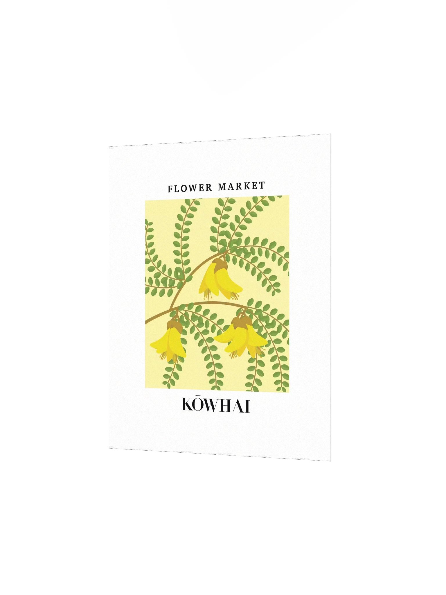 New Zealand Flower Market - Kowhai Flower - Unframed Wall Art product image (7)