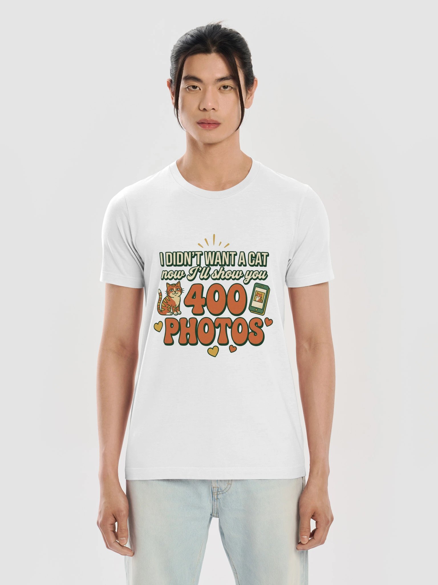 I Didn't Want A Cat Now I'll Show You 400 Photos Shirt - Cat Dad Gift product image (5)
