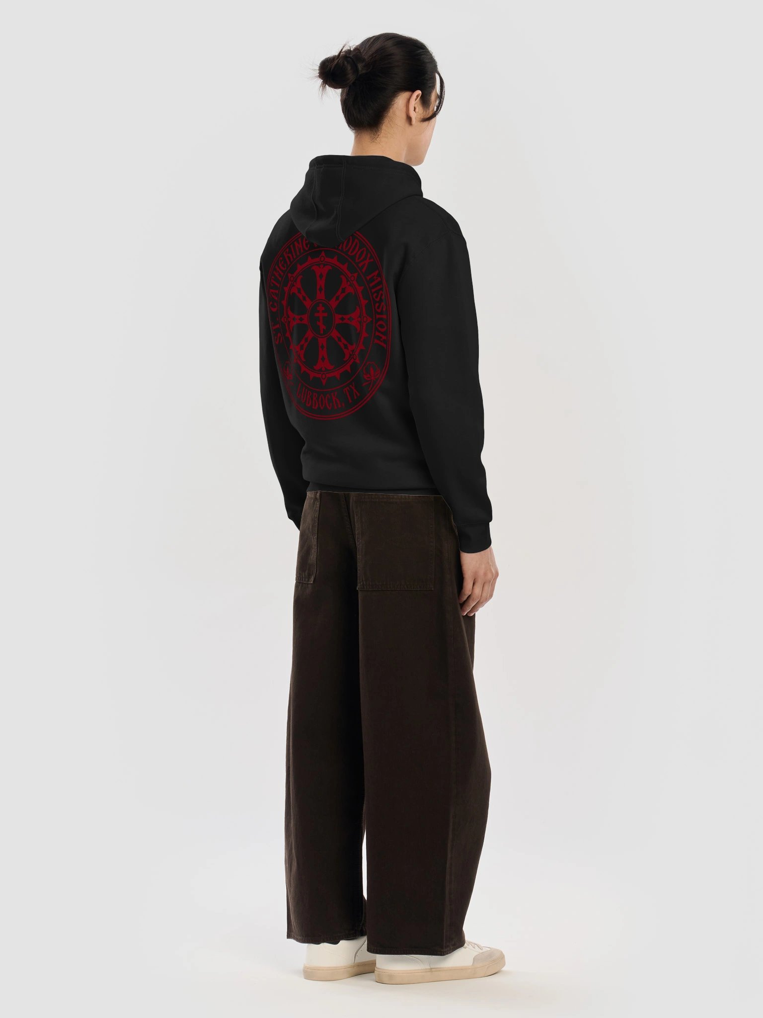 St. Catherine Orthodox Church — Ox Blood Seal Zip-Up Hoodie product image (8)