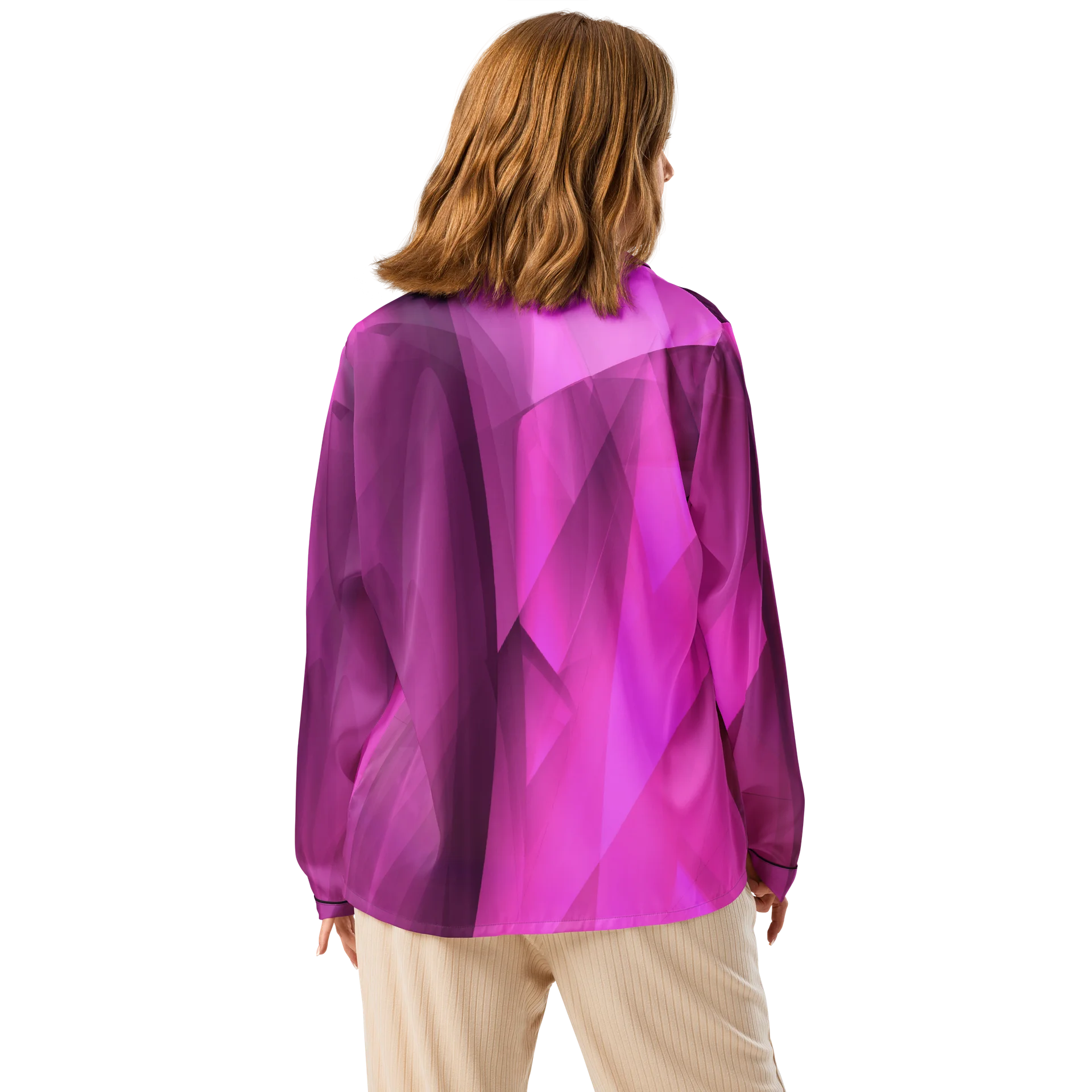 Magenta Explosion Button Up product image (2)