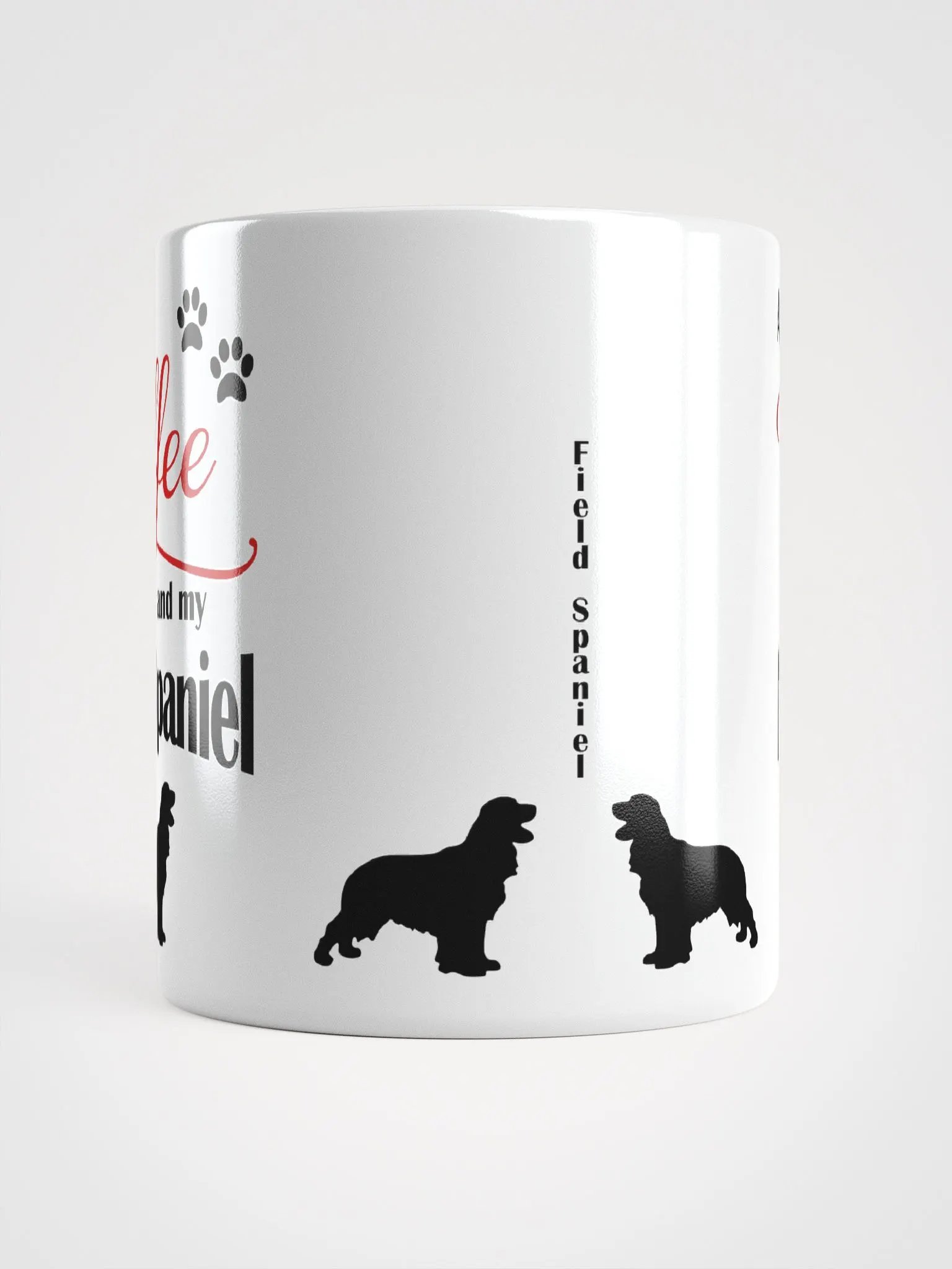 Coffee and my Field Spaniel Mug product image (5)