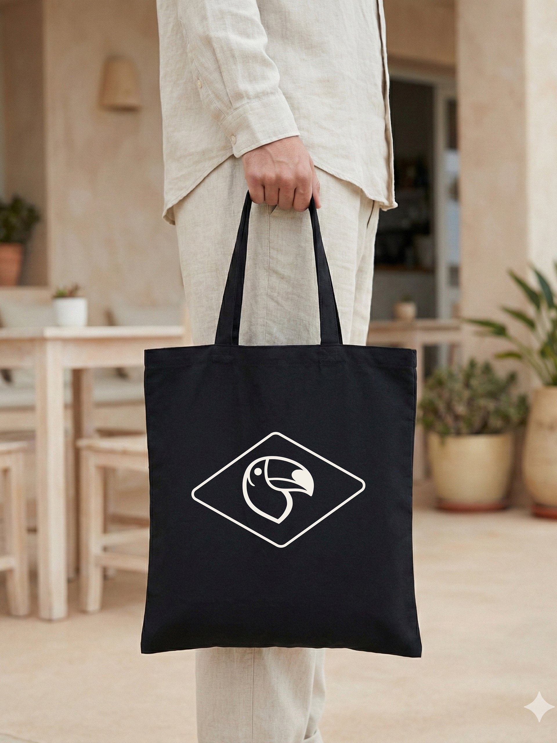 Toucan Icon Tote Bag — Coastal Utility product image (3)