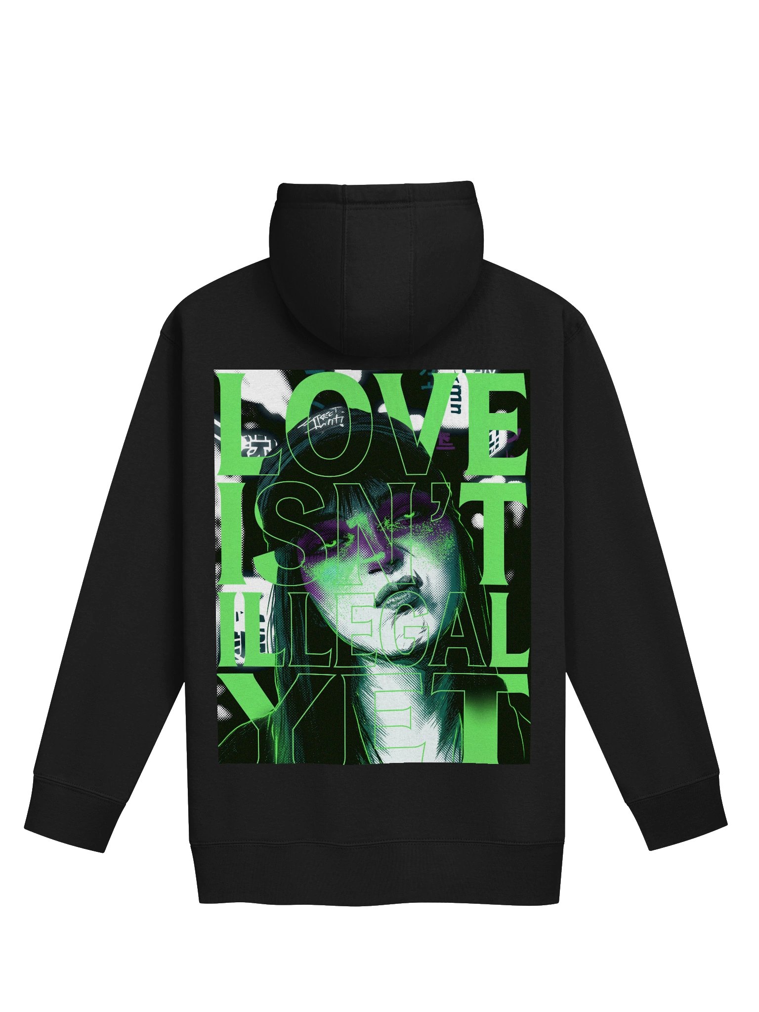 LOVE ISN'T ILLEGAL YET DARK HOODIE product image (1)