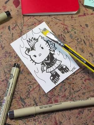 Drawing Prompt: Hello Punk Rock Kitty