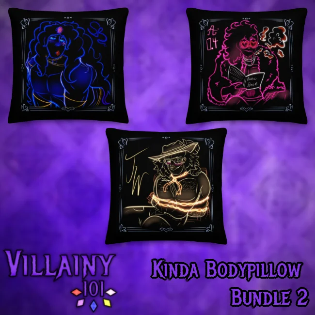 VILLAINY 101 - Kinda Bodypillow Bundle 2 *LIMITED* product image (1)