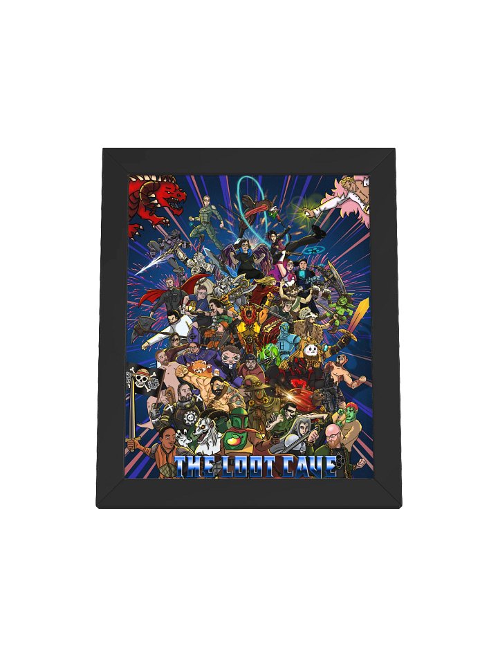 Framed LOOT CAVE poster product image (1)
