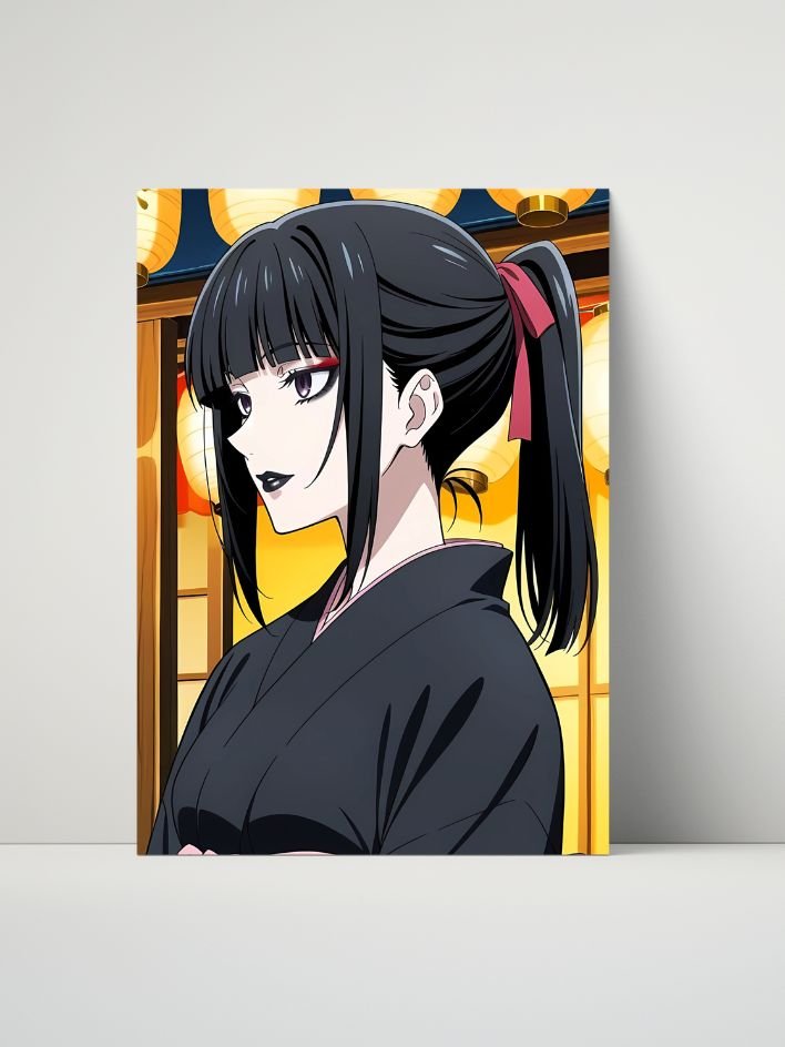 Metal Print - Luna Rain Original Character Kimono Festival - 8x10 product image (1)