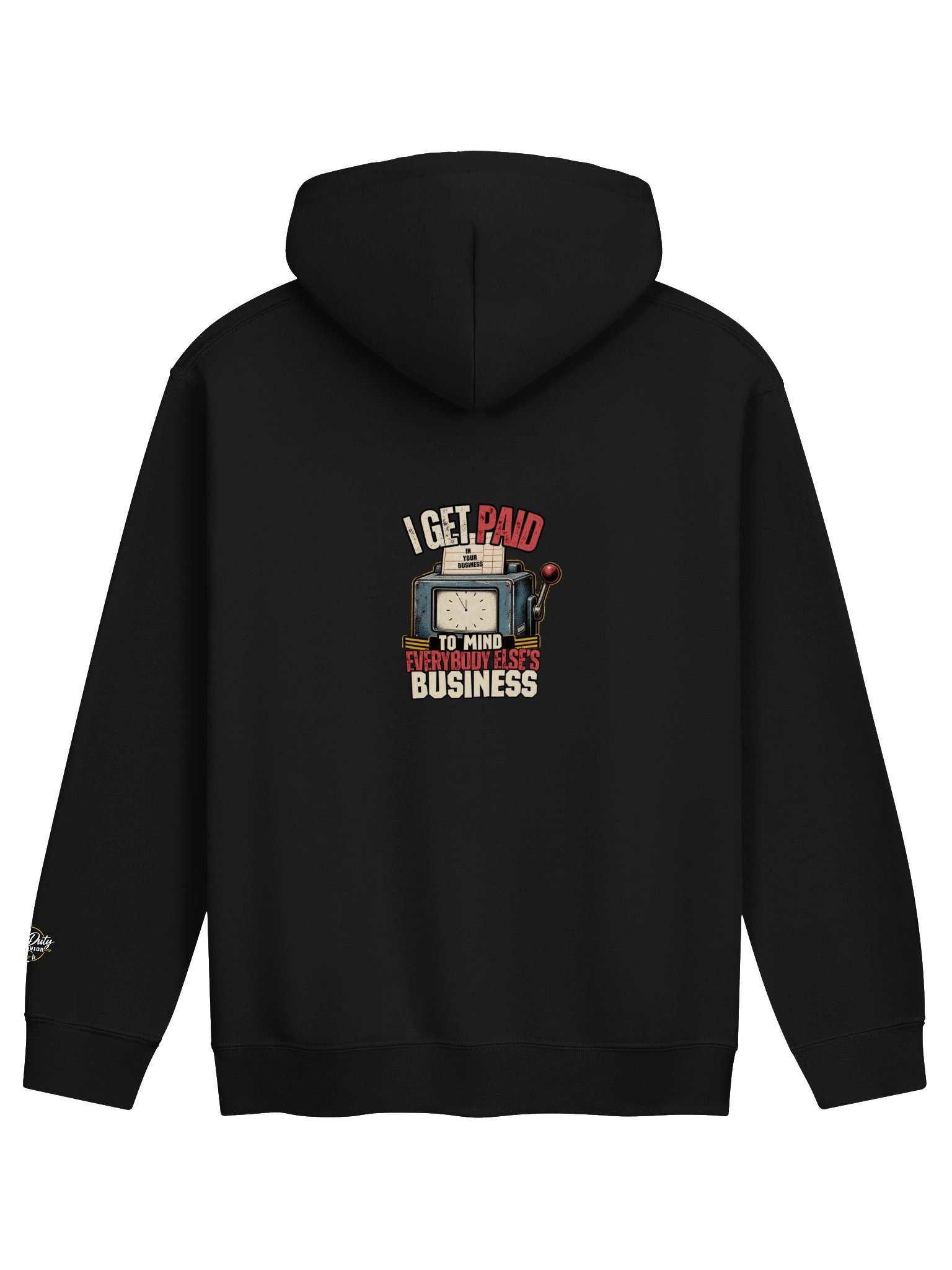 Everybody Else's Business Fire Side Hoodie product image (2)