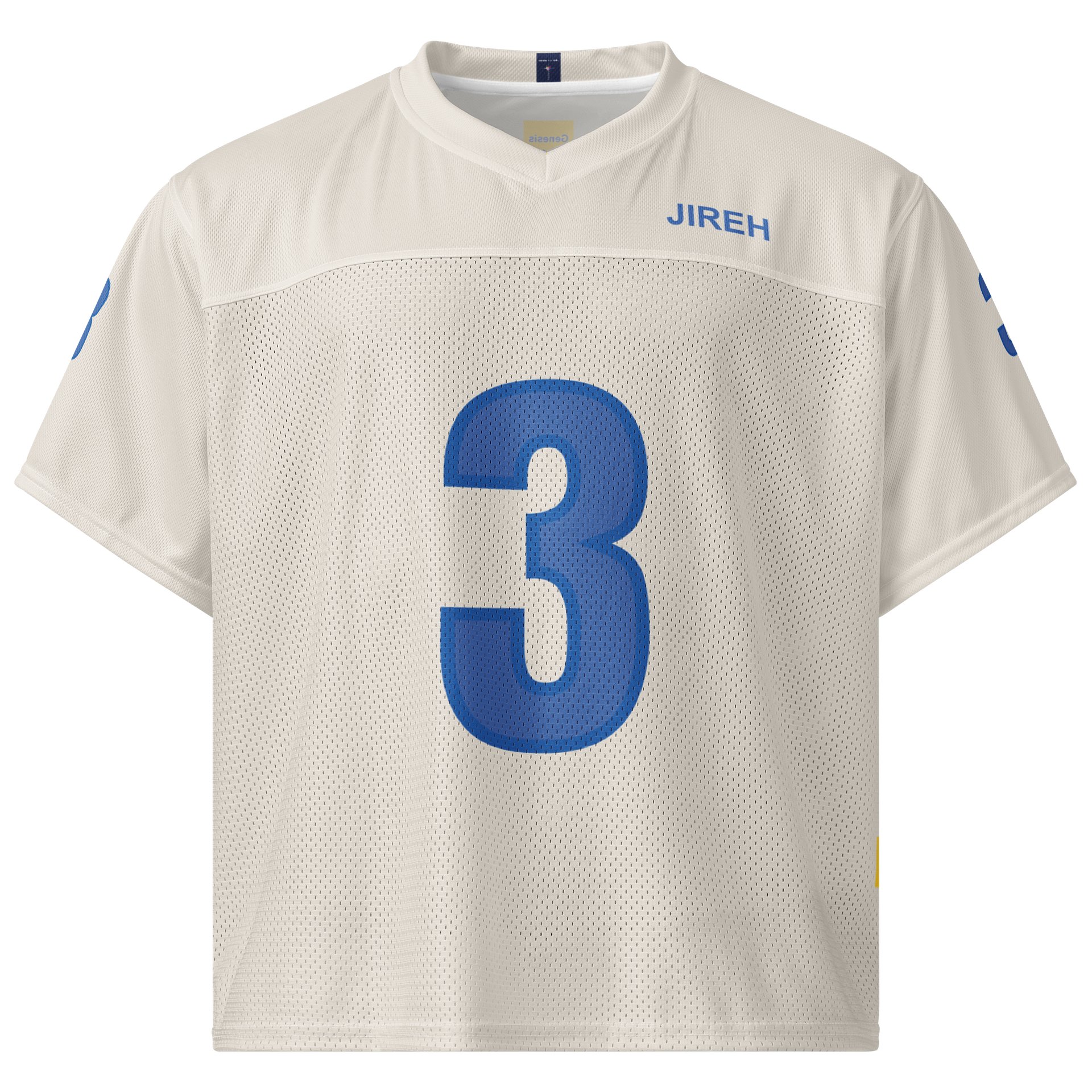 Jireh Jersey - Cream (LA Rams) | John 1:1 Co. product image (4)