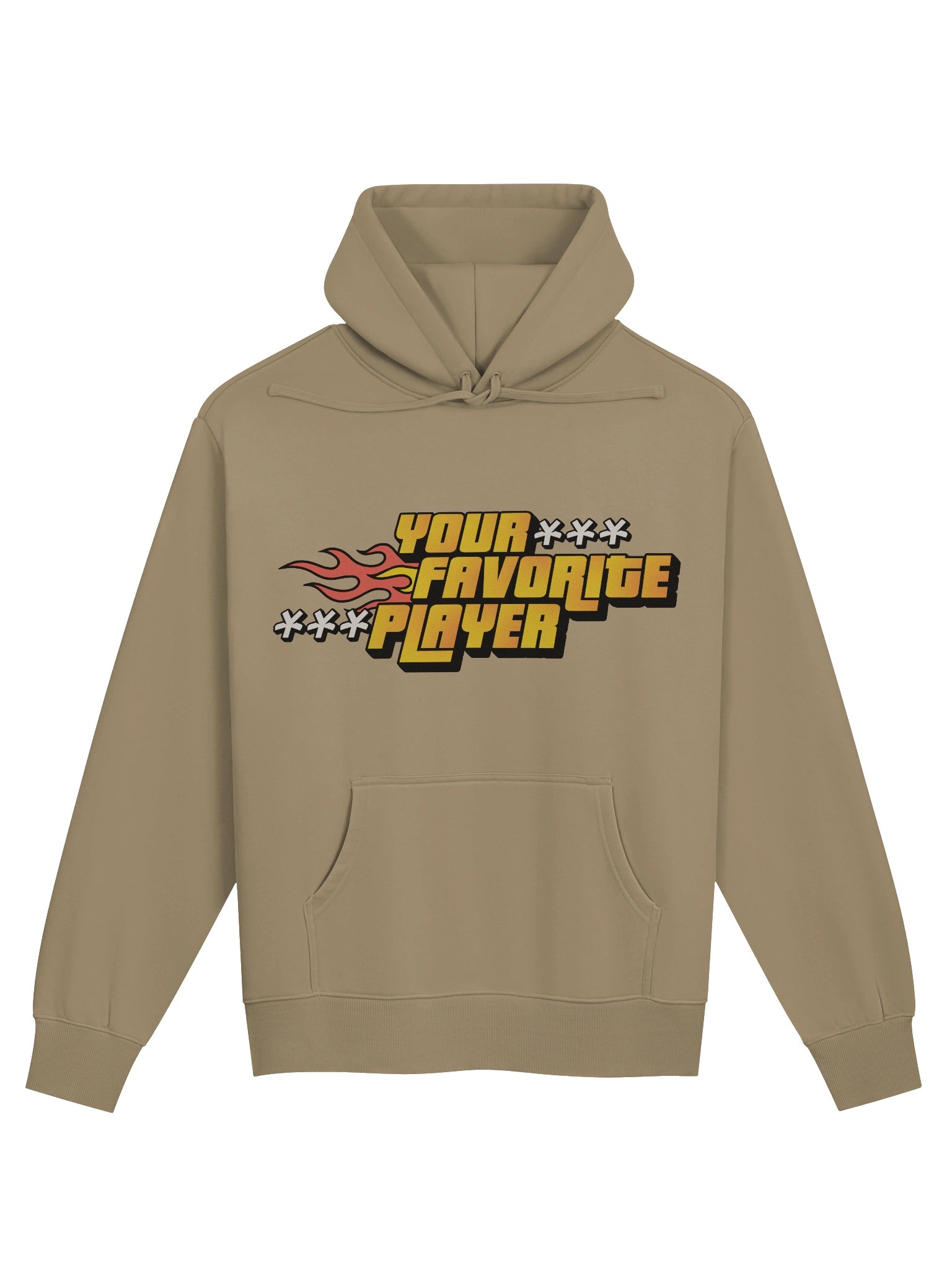 YOUR FAVORITE PLAYER HOODIE - SAND product image (1)