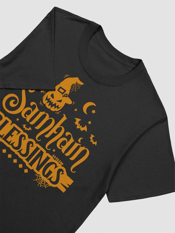 Samhain Blessings - Irish Halloween Blessings | Basic Softstyle T-shirt product image (1)