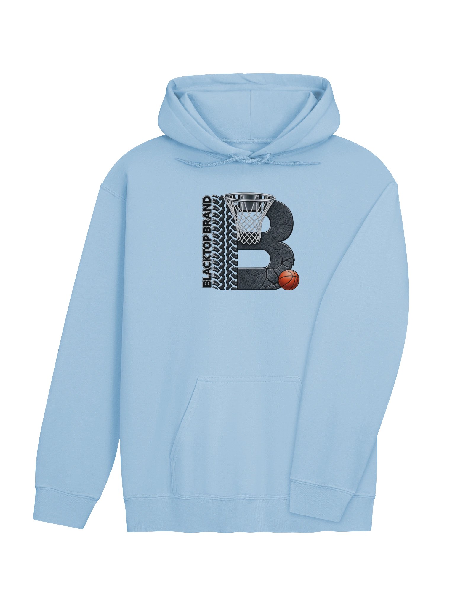 Blacktop Brand Basketball Logo Hoodie product image (4)