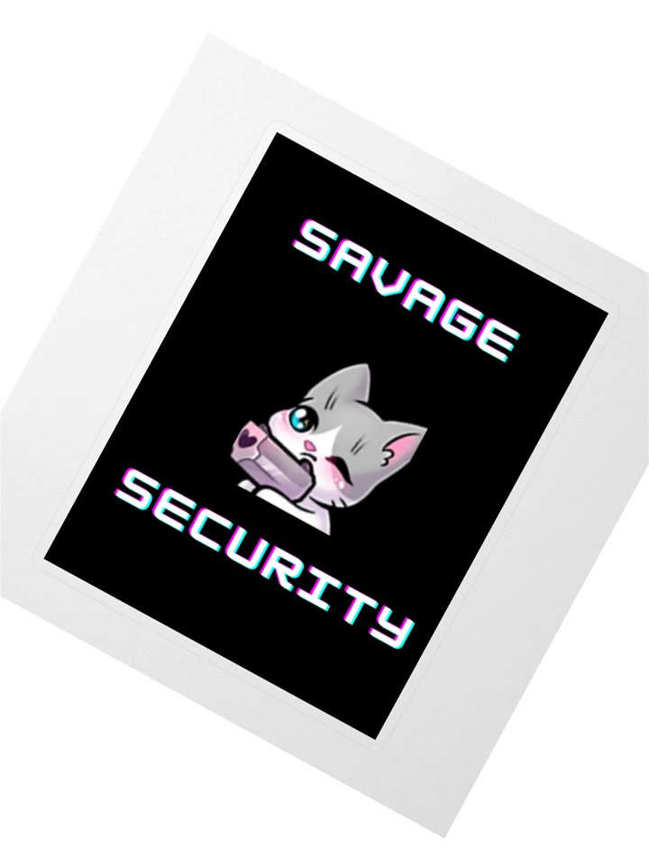 OG Savage Security Pew Pew Sticker! product image (2)