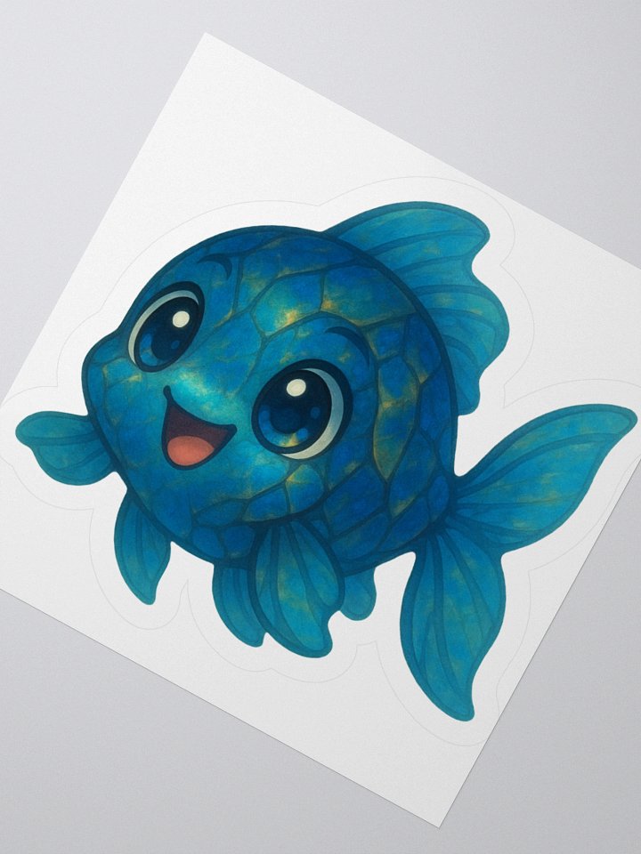 Labradorite Fish Kiss Cut Sticker product image (4)