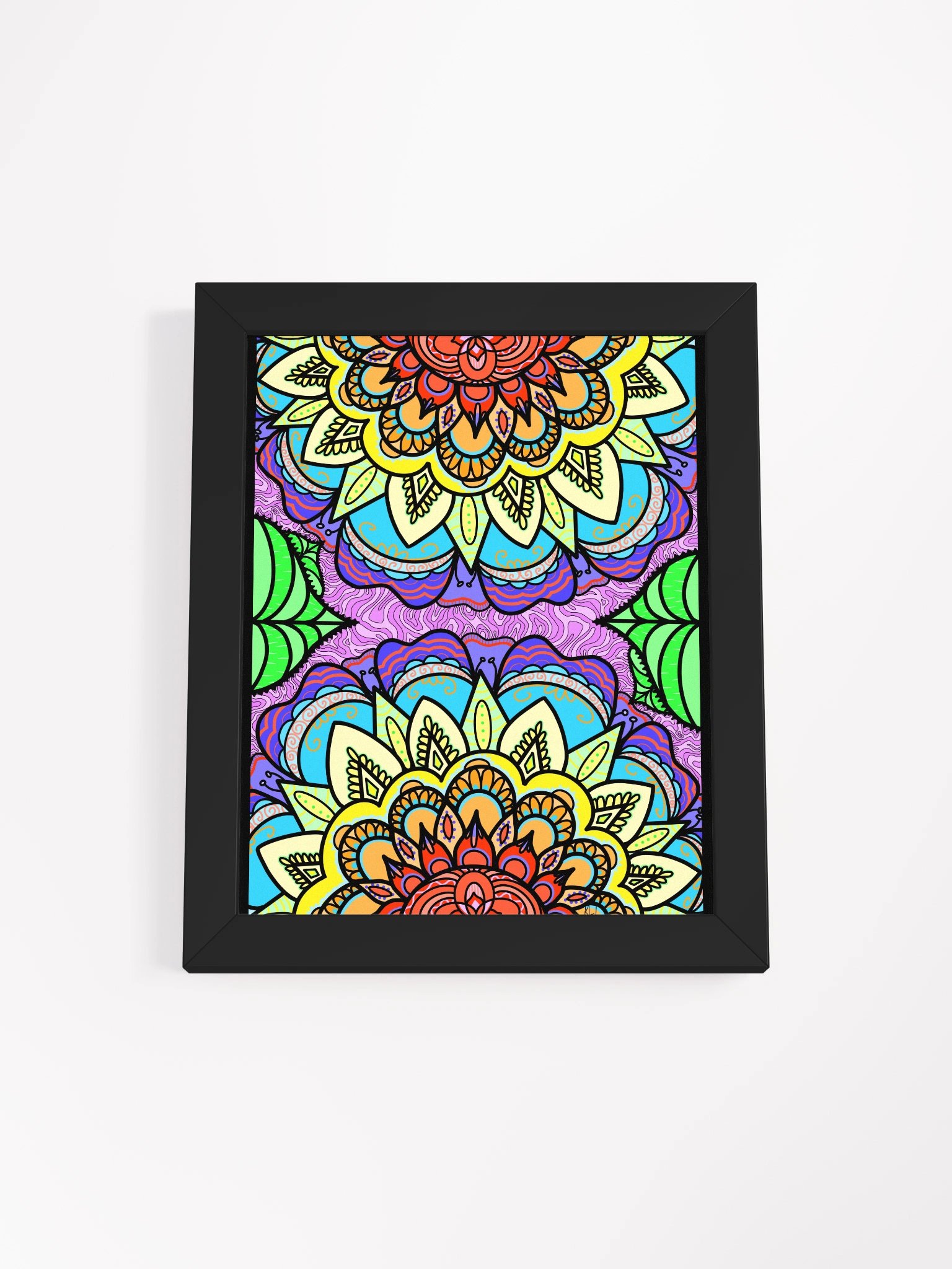 Rainbow Bloom Framed Print product image (1)