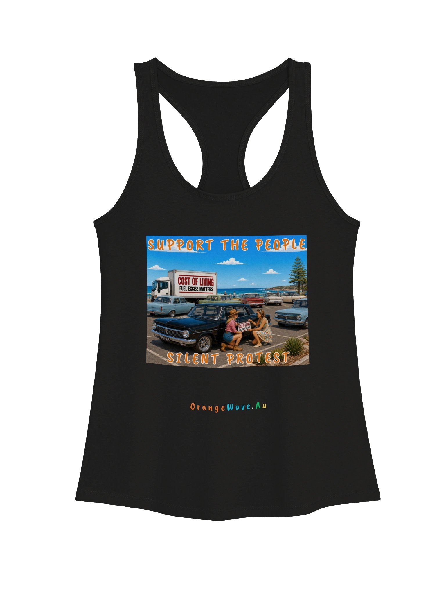 Silent Protest - Support The People Tank product image (3)