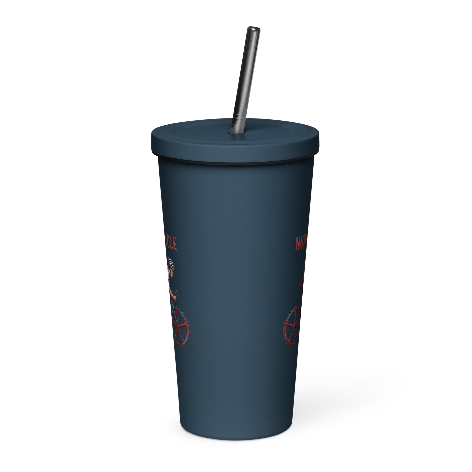 Nurse Athlete Tumbler with Straw | Ladies Cycling Edition product image (10)