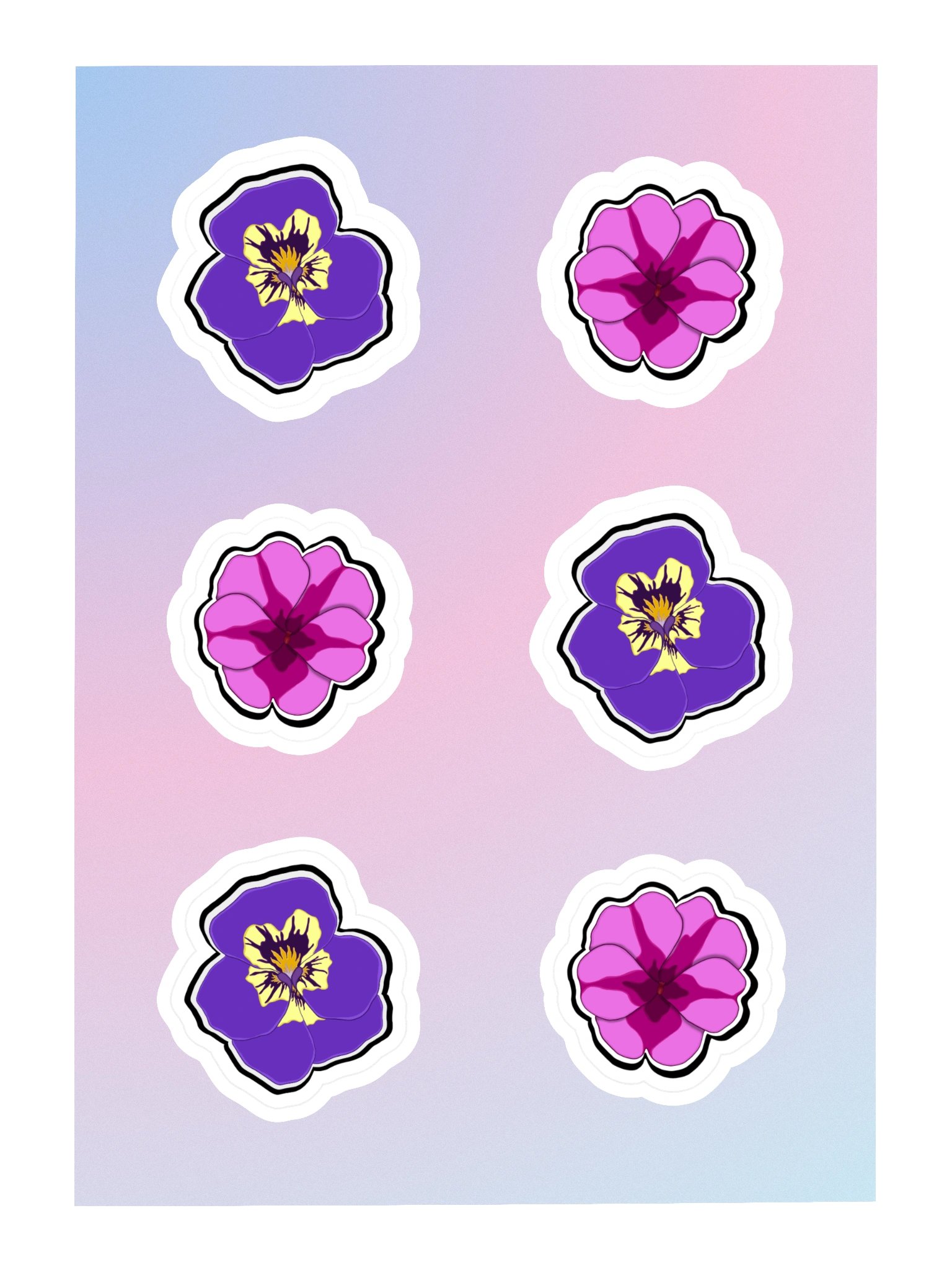 Summer Squarsh Sticker Sheet product image (3)