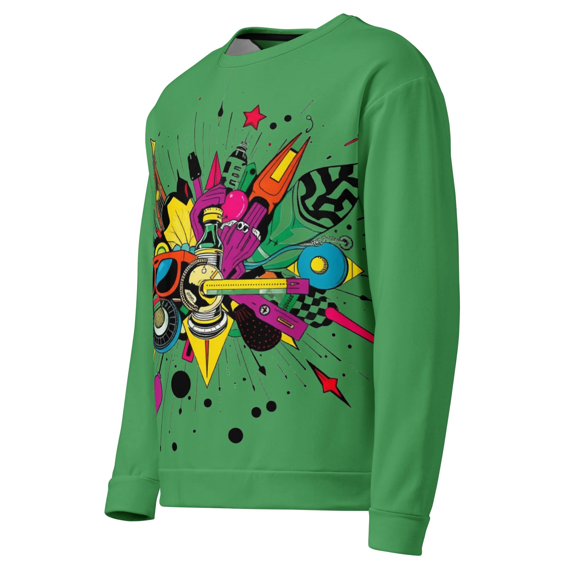 Explosive Geometric Chaos Unisex Sweatshirt product image (3)