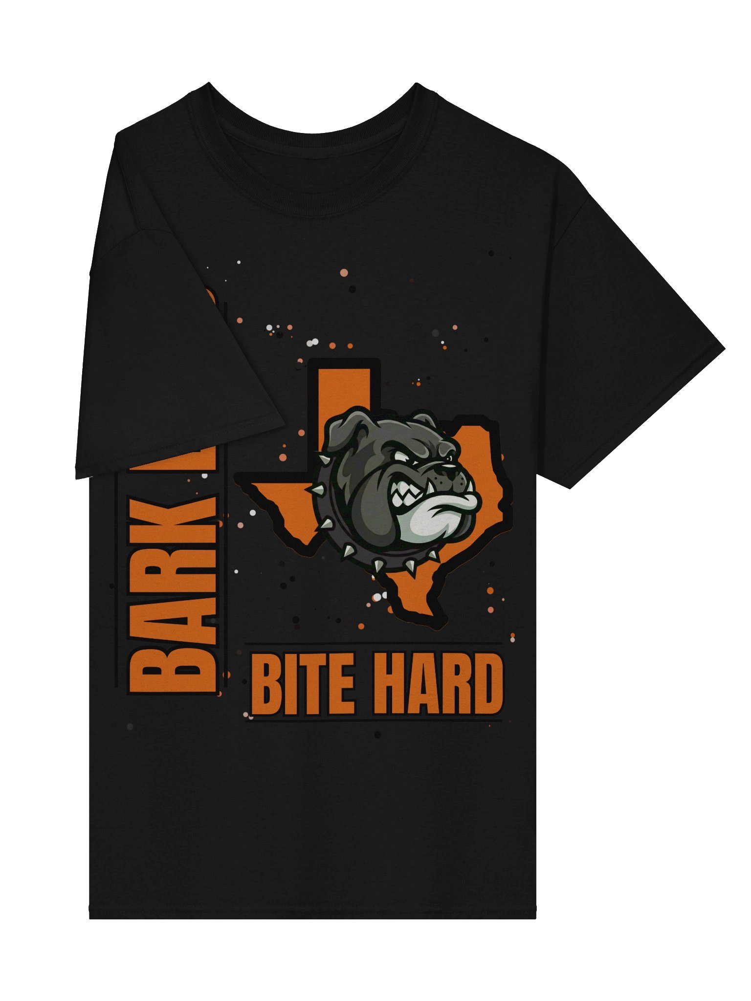 Bark Loud Spirit Tee - Black on Orange [READ DESCRIPTION FOR CUSTOMIZATION] product image (29)