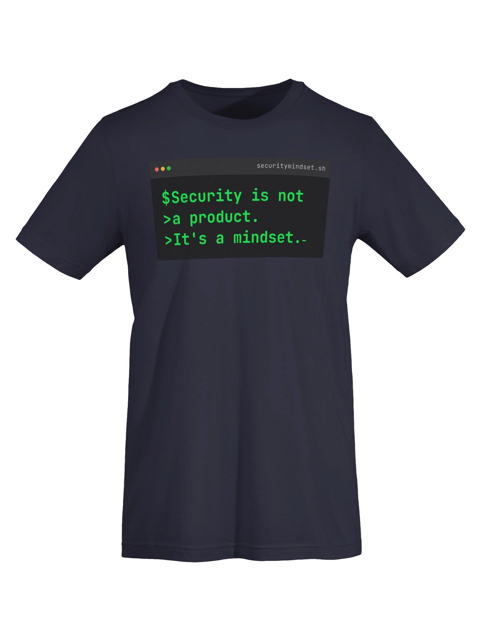 Security Is A Mindset T-Shirt | Cybersecurity Terminal Tee product image (3)