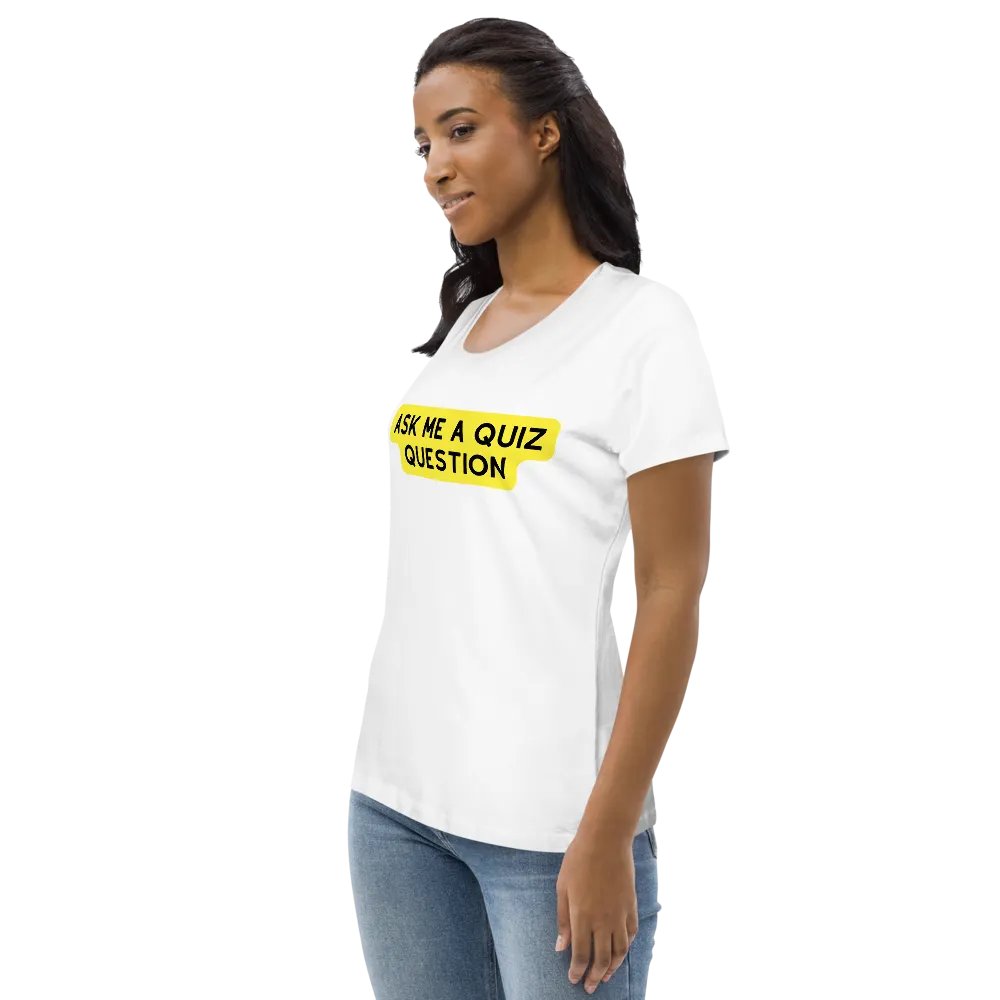 Quiz Question Fitted T-Shirt product image (18)