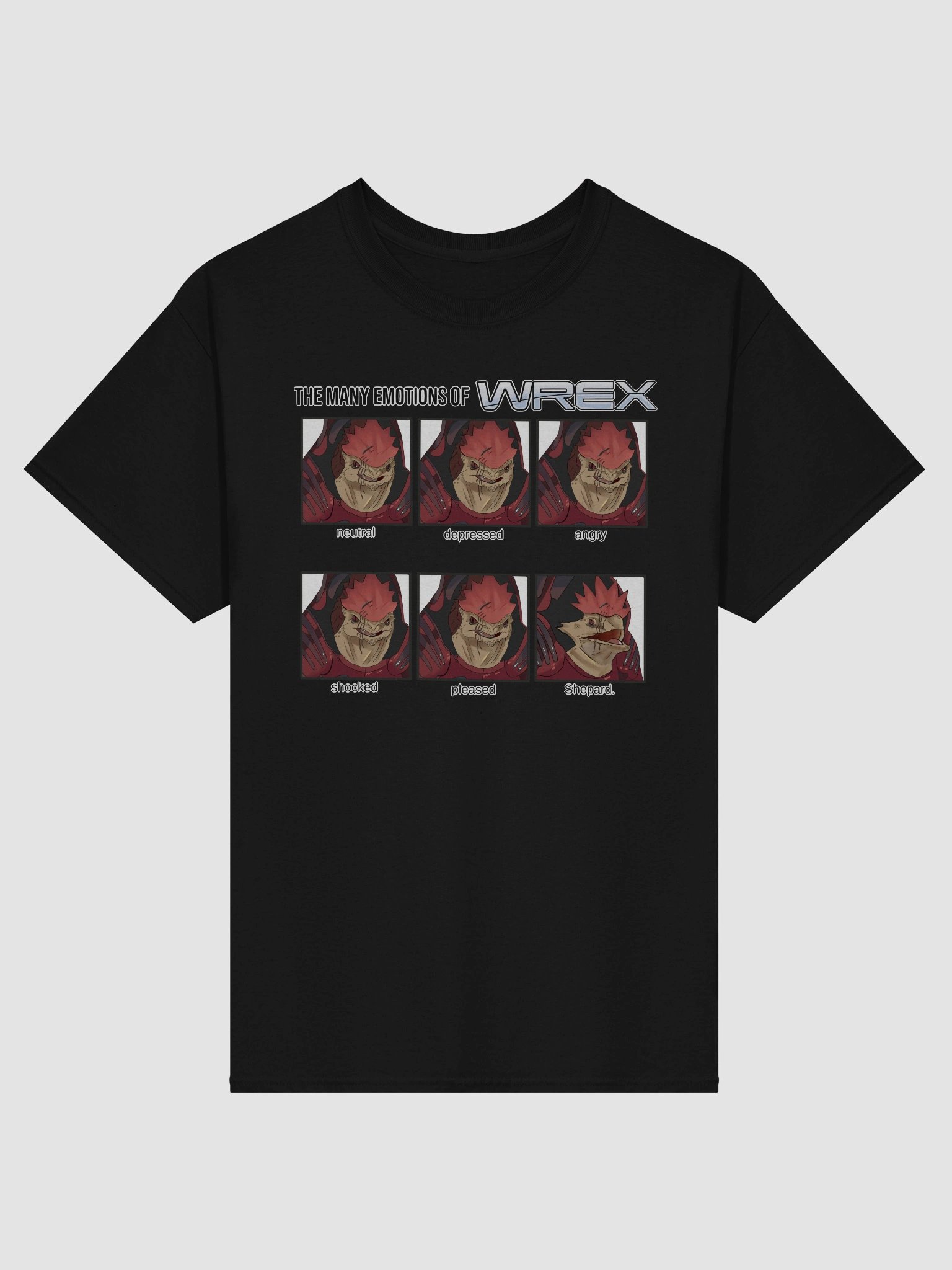 The Many Emotions of Wrex - T-Shirt product image (1)