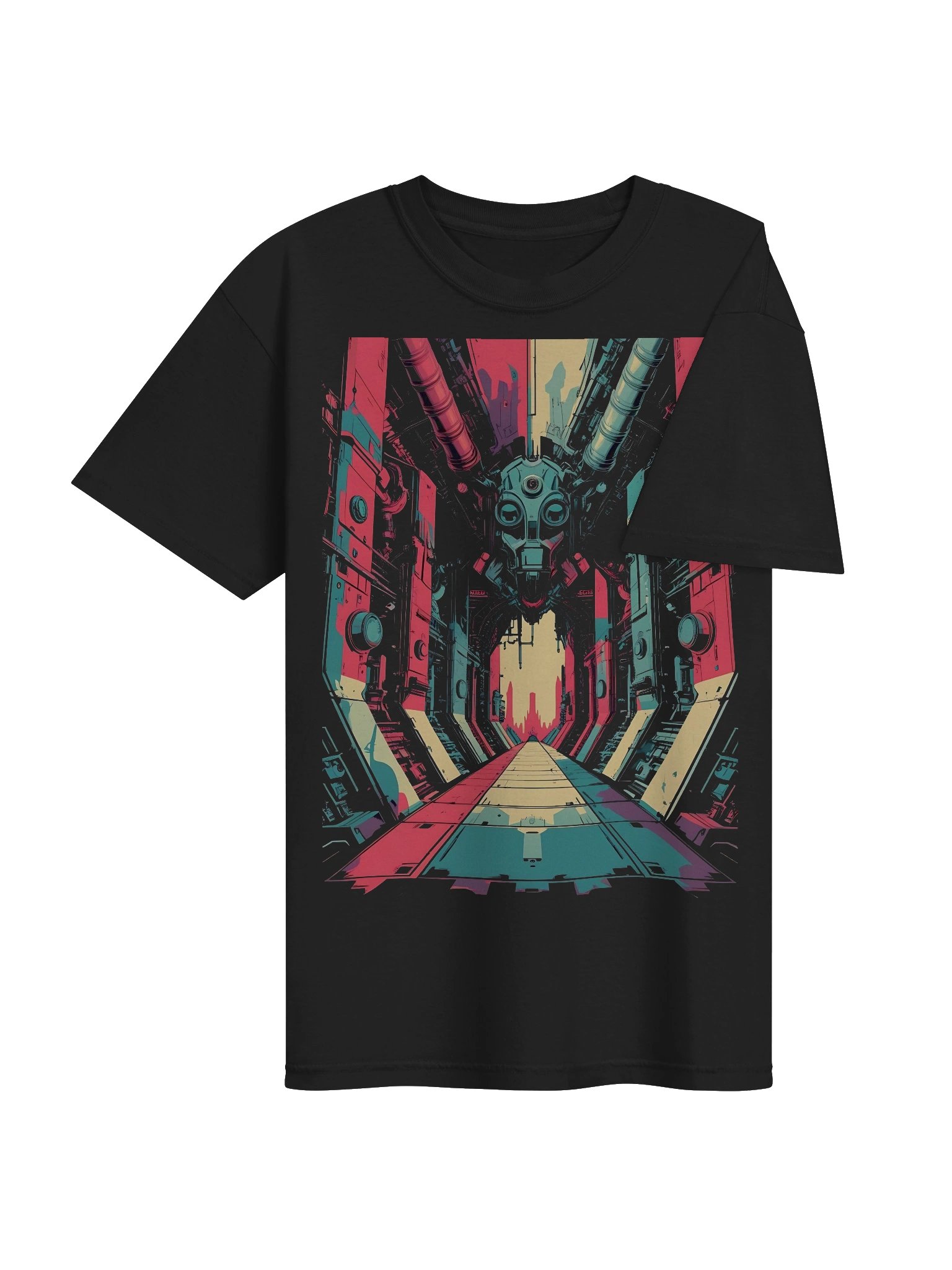 Retro Sci-Fi Gateway Heavyweight T-Shirt product image (7)