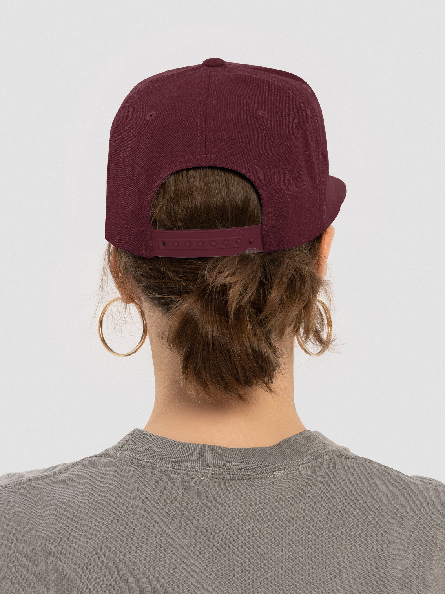 Reborn Elegance Wool Blend Snapback Cap product image (5)