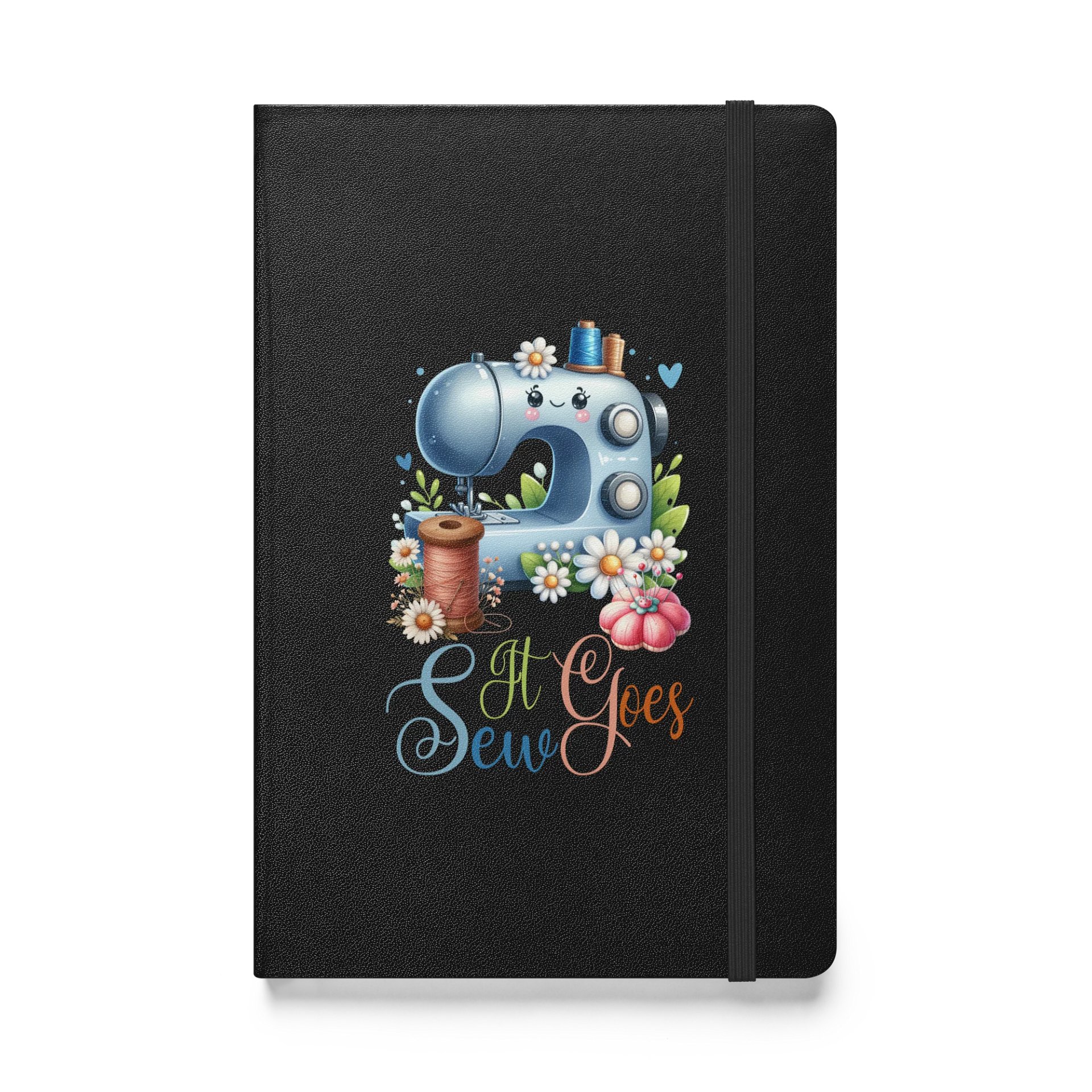 Sew It Goes Sewing Machine Hardcover Journal product image (1)