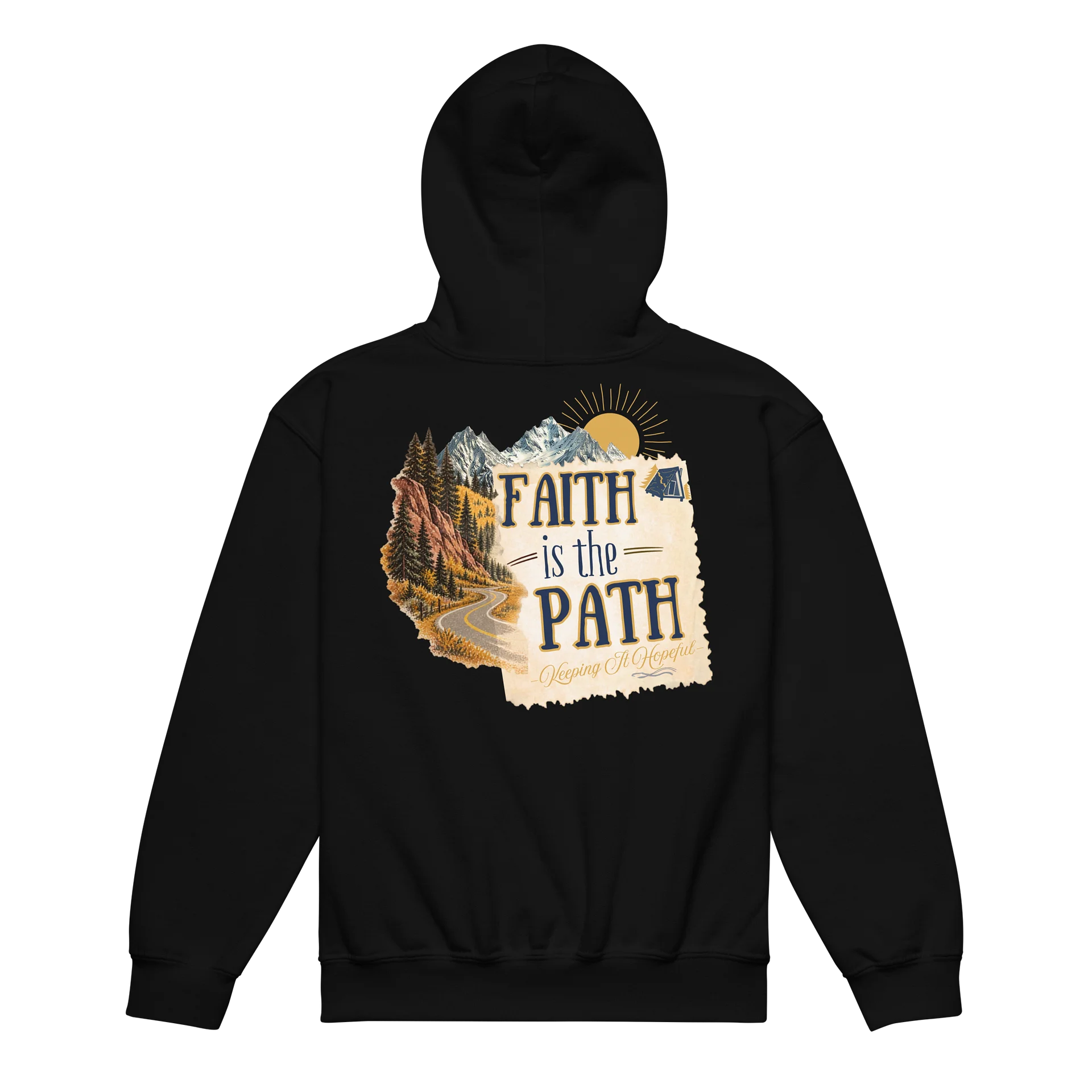 Boys' Faith Is The Path Youth Hoodie product image (2)