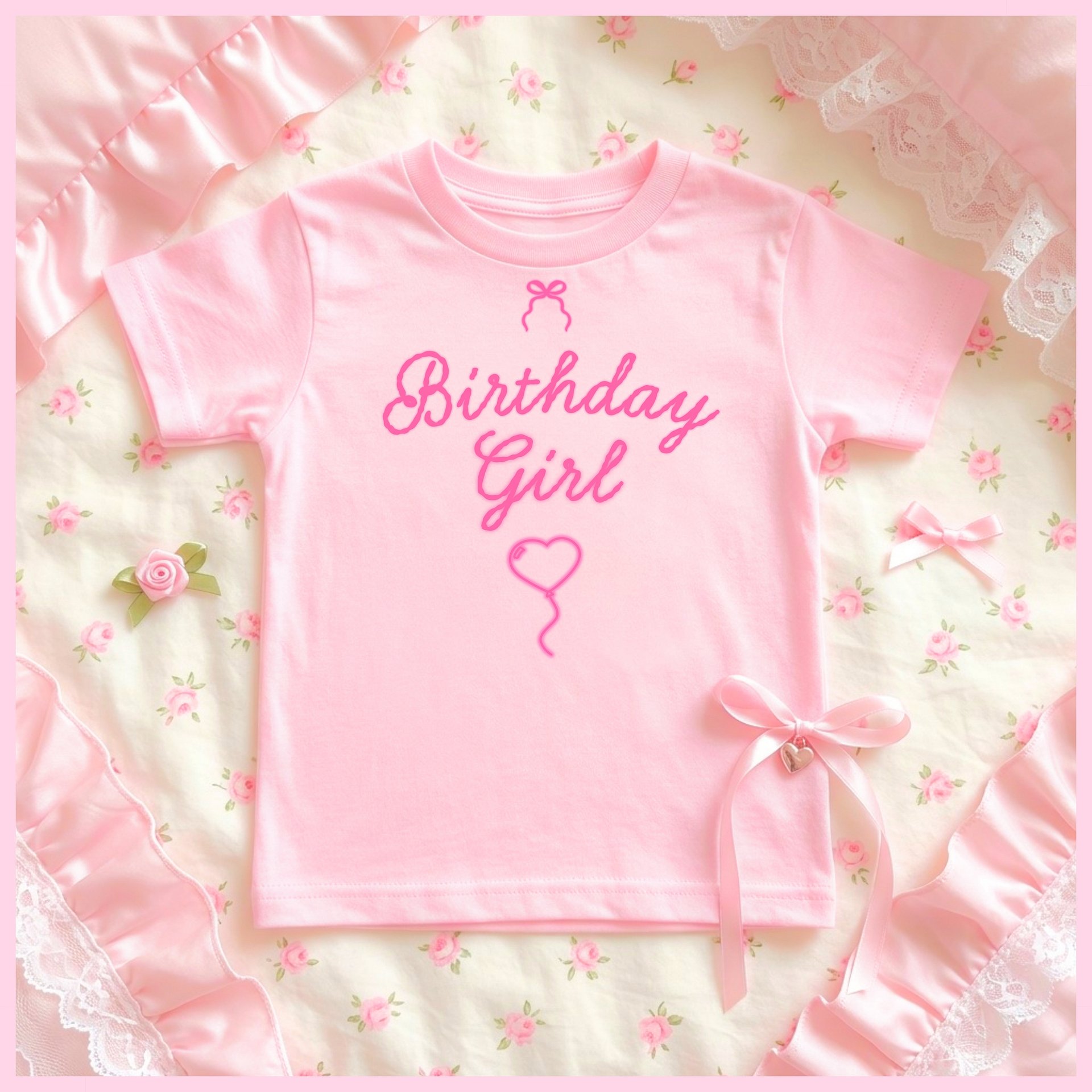 Birthday Girl🩷Super Soft🪽T-shirt🩷 product image (1)