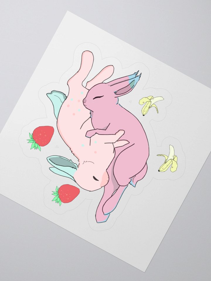 Bunny Love Sticker product image (5)