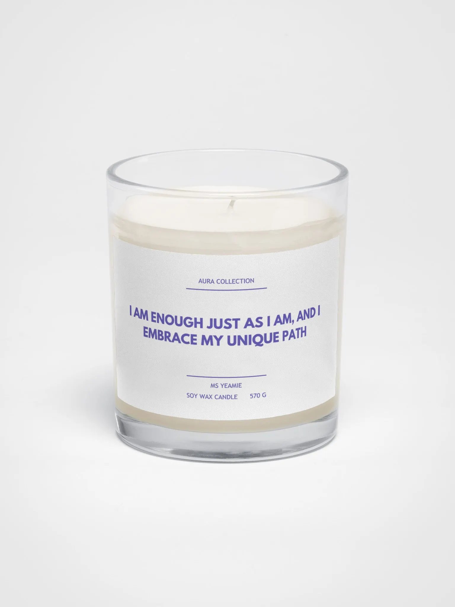 Aura Collection Soy Wax Candle: Embrace Your Unique Path product image (1)