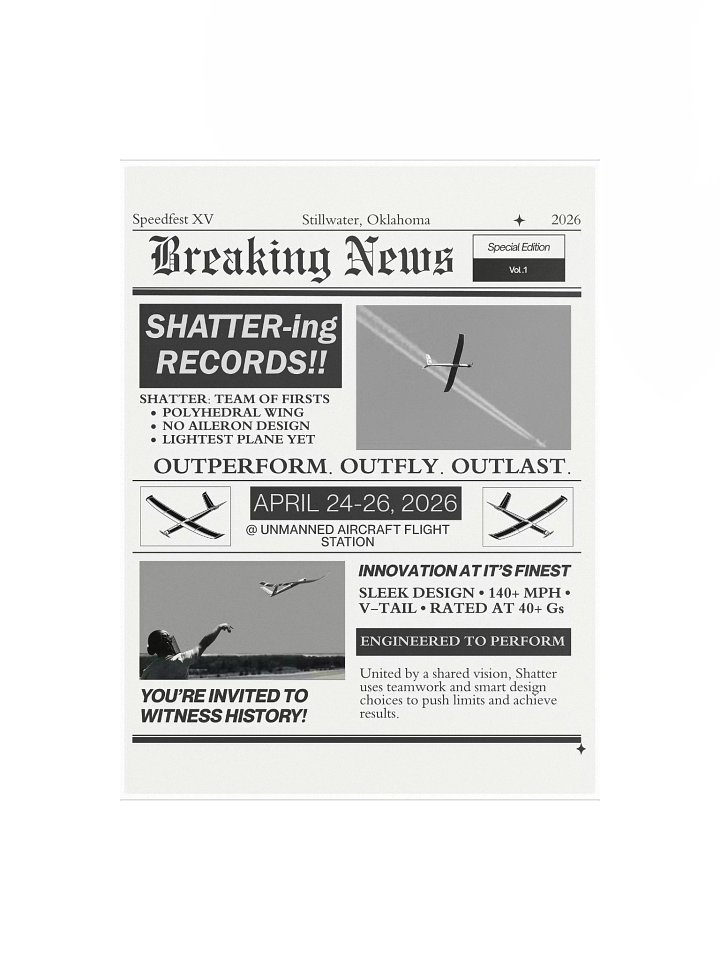 Shattering Records Poster product image (1)