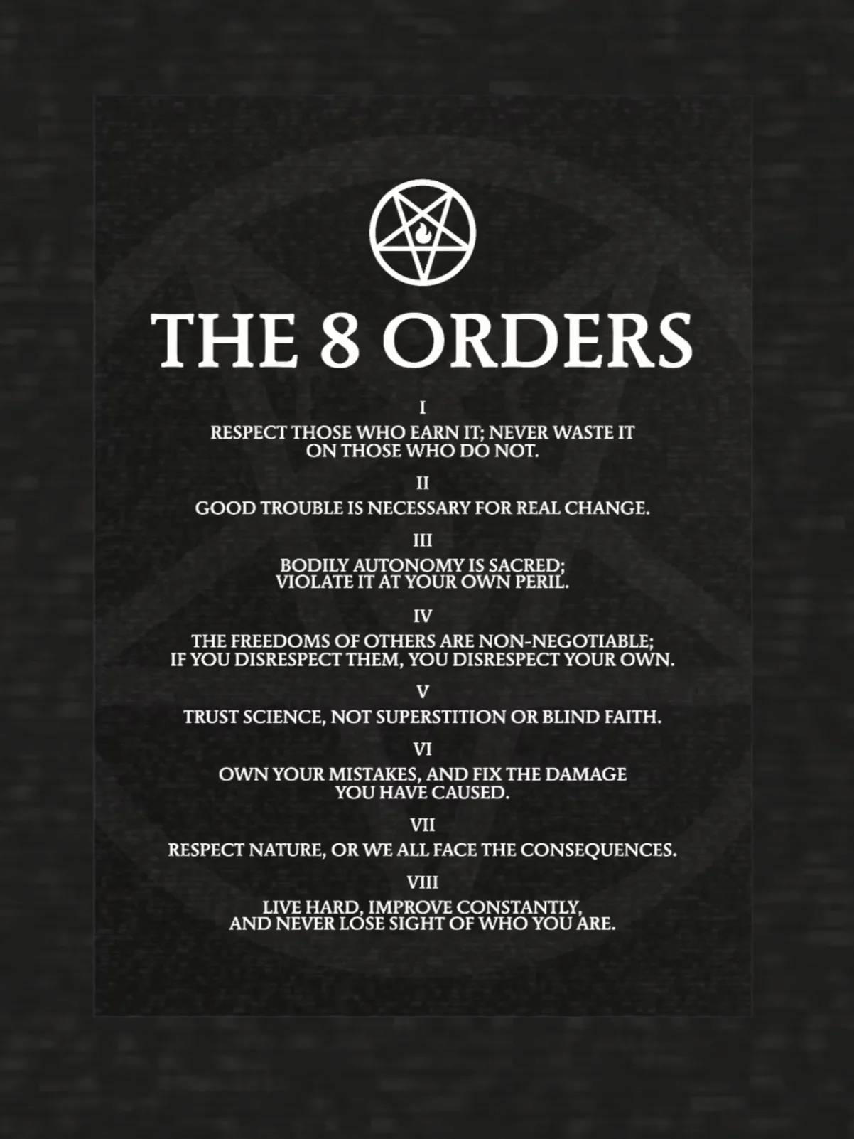 The 8 Orders - Poster product image (1)