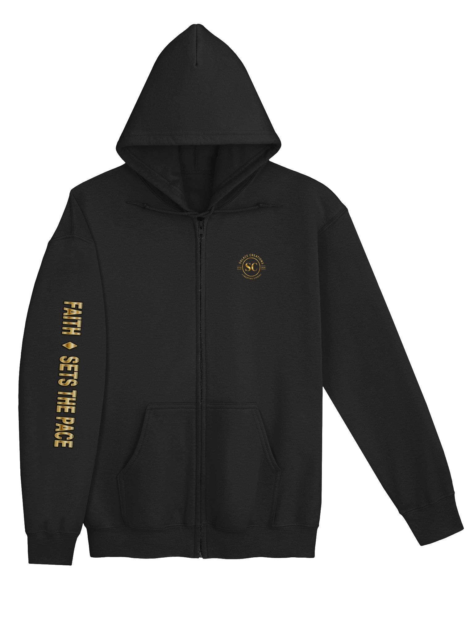 Faith Sets the Pace Zip-Up Hoodie product image (7)