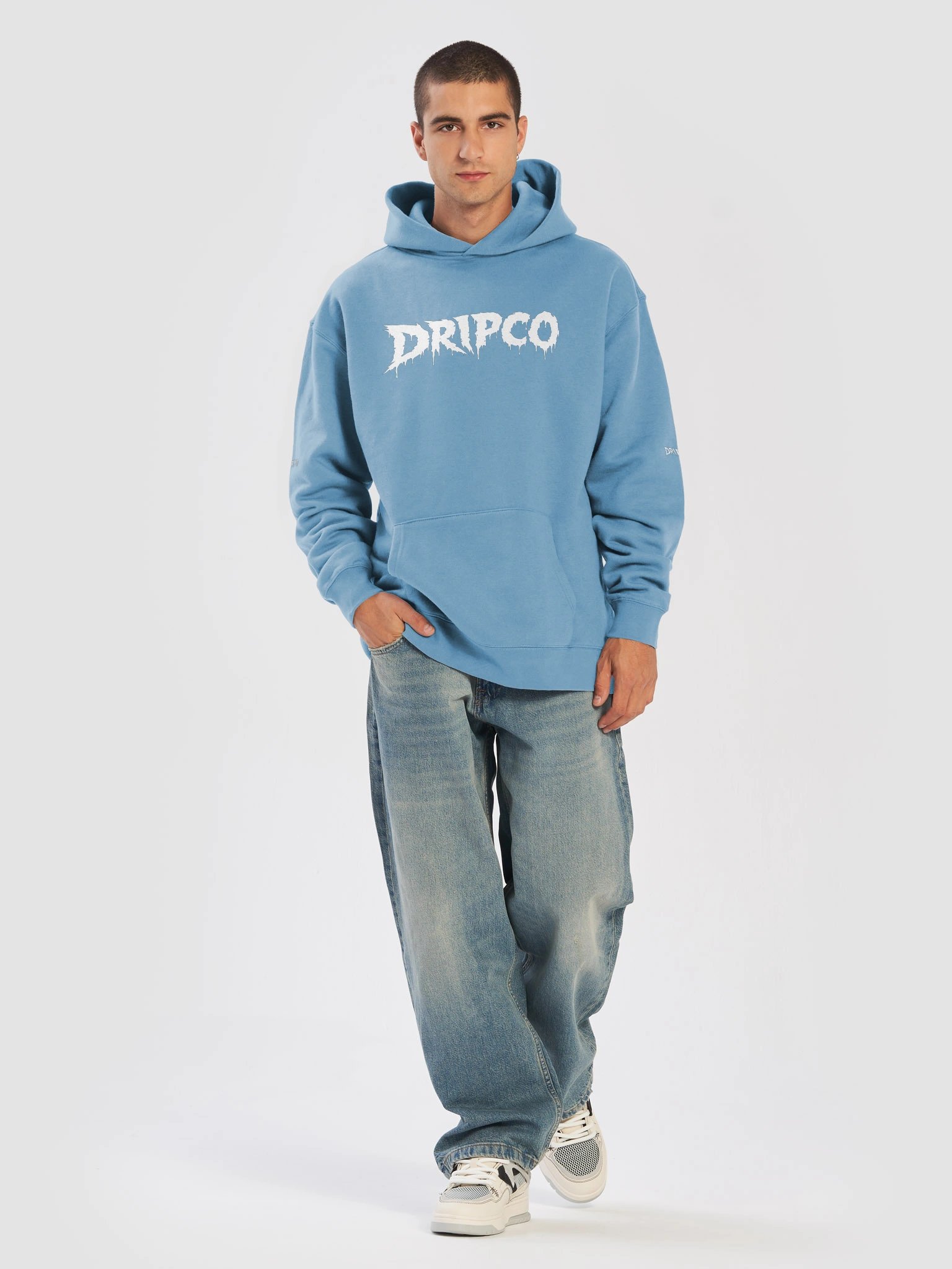 DRIPRO Dripping Logo Relaxed Hoodie product image (37)