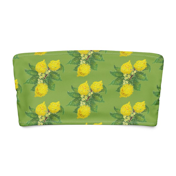 Lemon Love Recycled Bandeau Bikini Top product image (2)