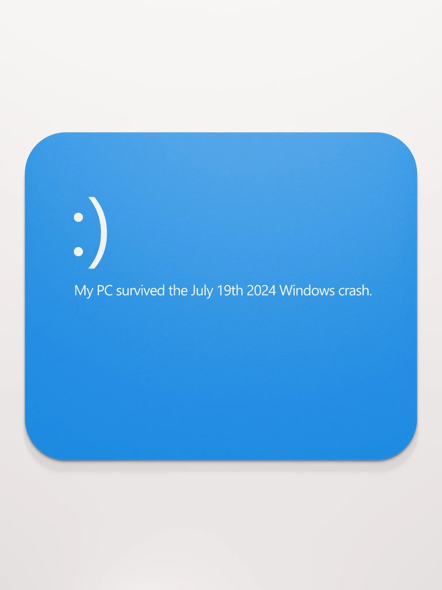 My PC Survived Mouse Pad product image (2)