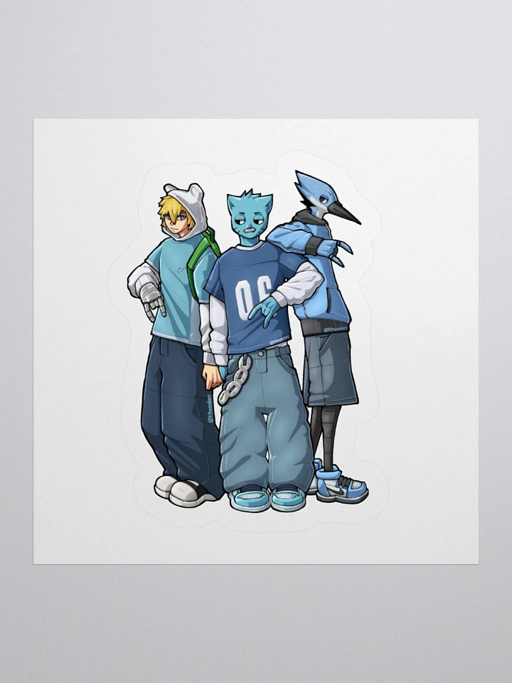 "TEAM CYAN" Sticker product image (2)