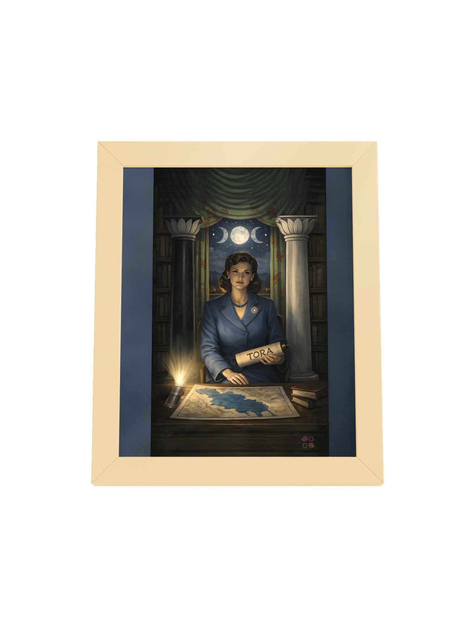 2 The High Priestess Tarot Art Framed Poster product image (1)