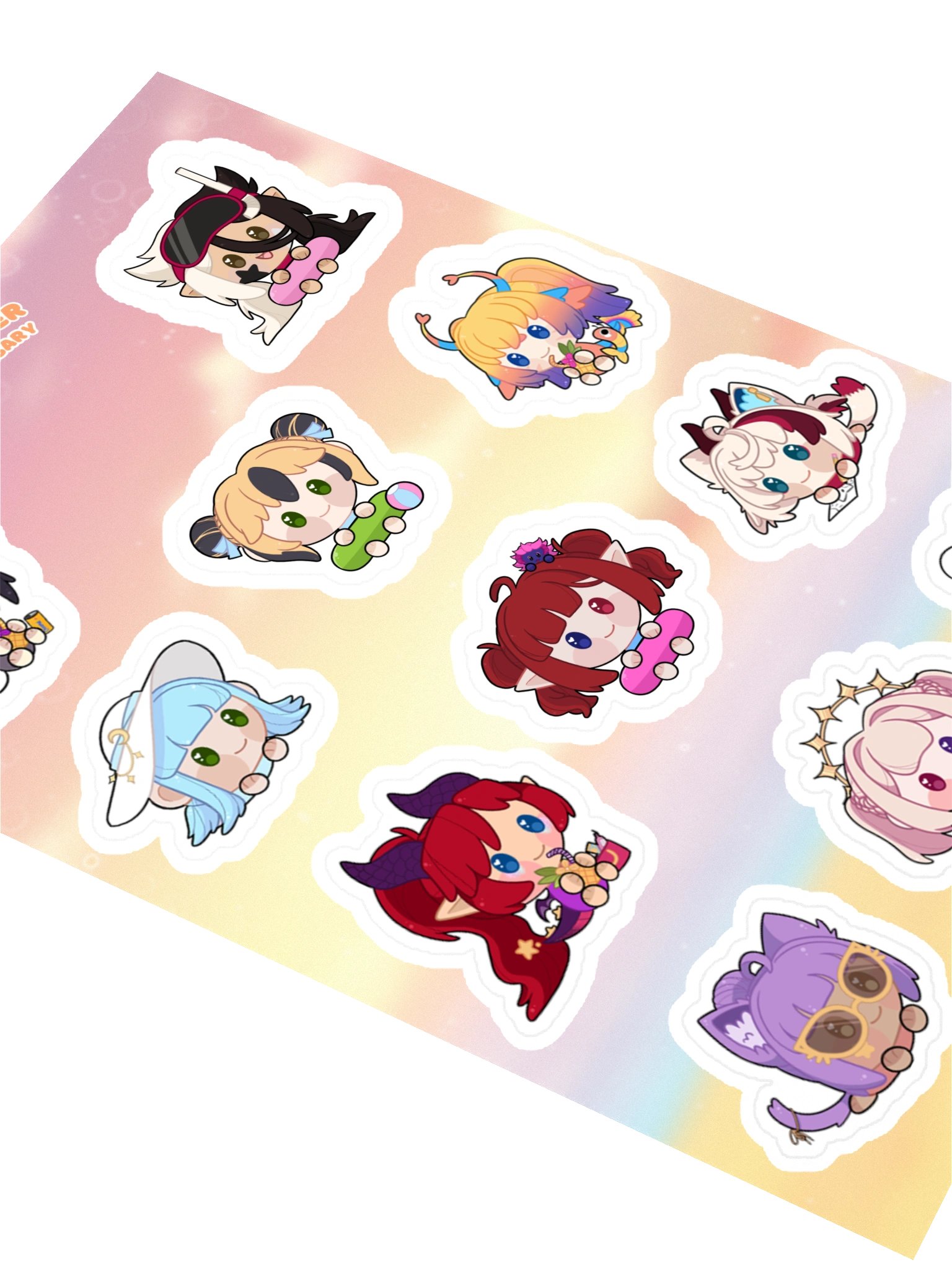 Summer Anniversary Sticker sheet! product image (2)