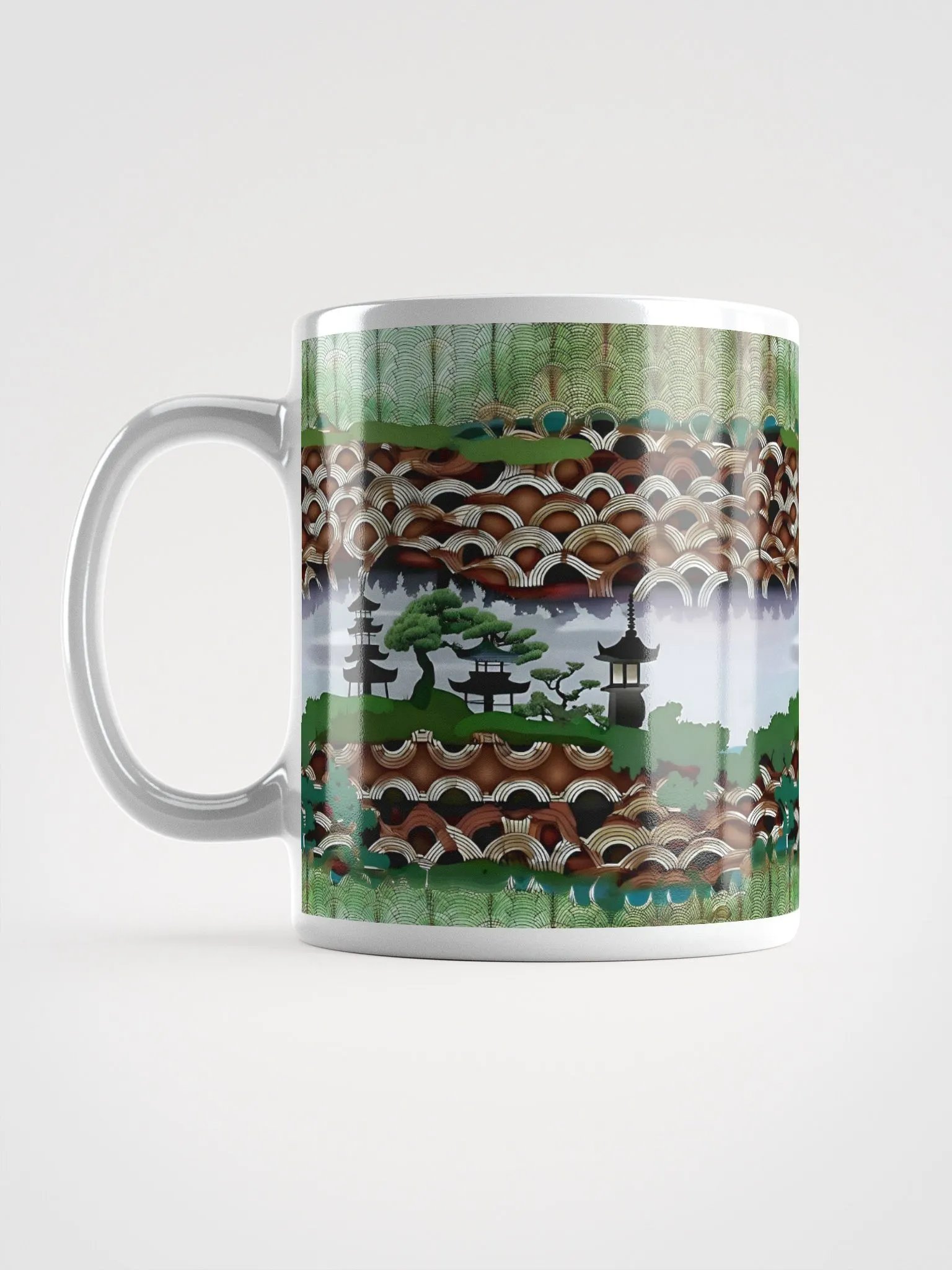 Zen Retreat White Glossy Mug product image (6)