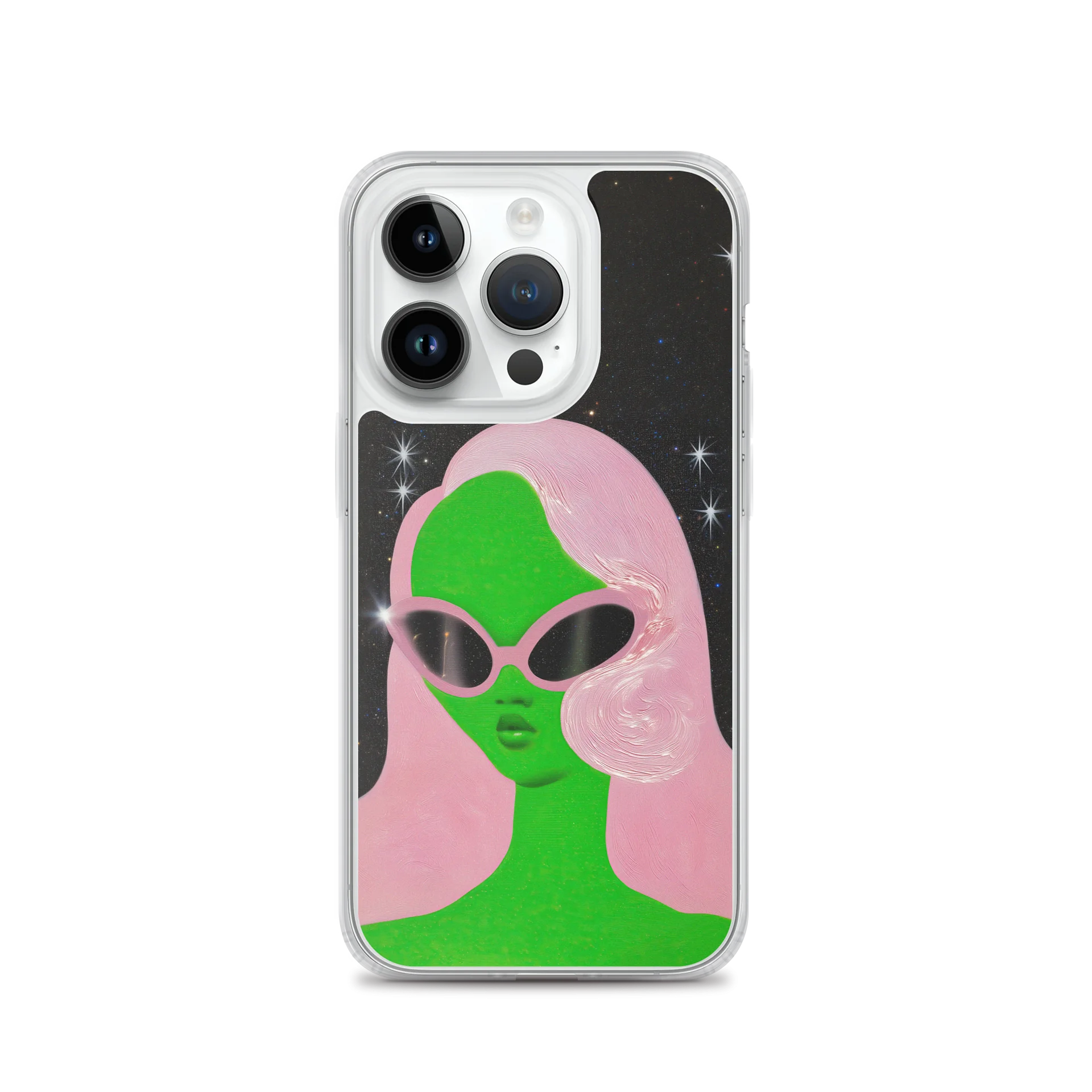Sassy Alien Clear iPhone Case product image (3)