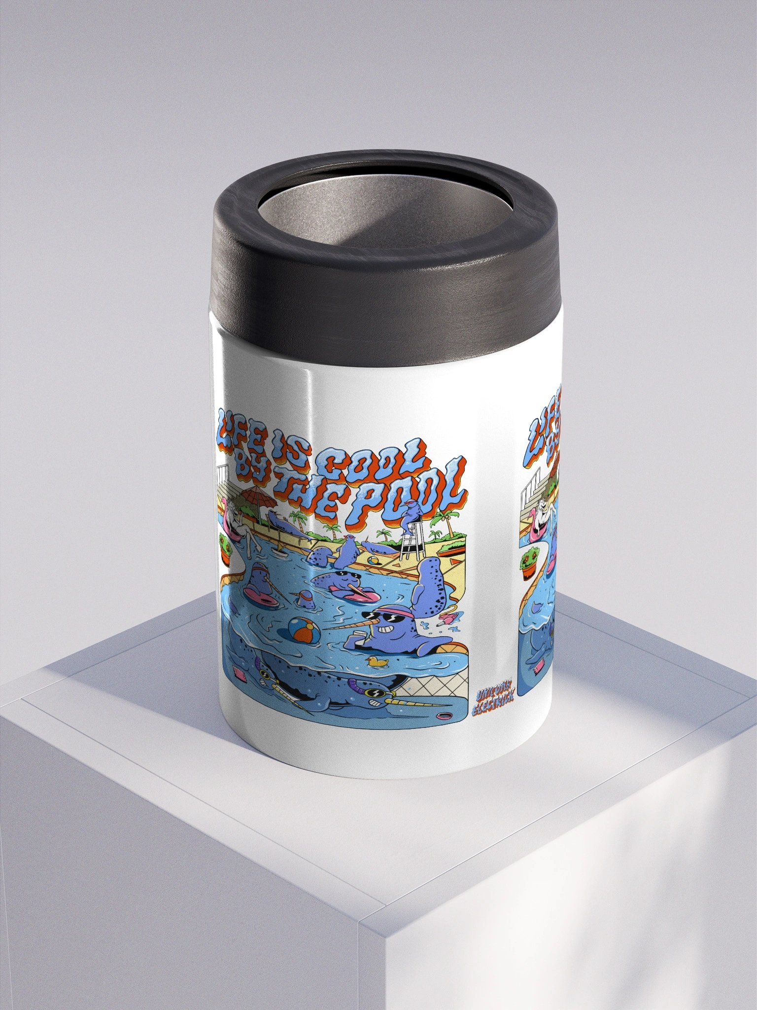 CommUNIty Pool: "Ooze" Stainless Steel Koozie product image (3)