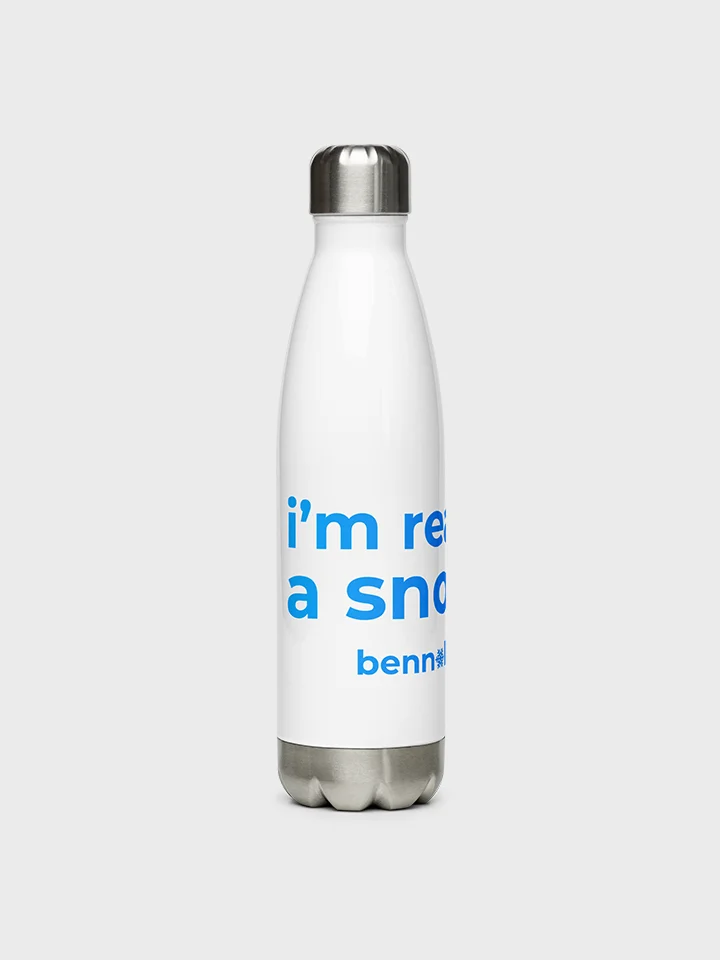 I'm ready for a snow day water bottle product image (1)