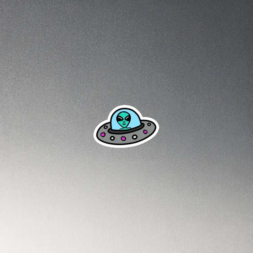 Alien Spaceship Magnet product image (3)
