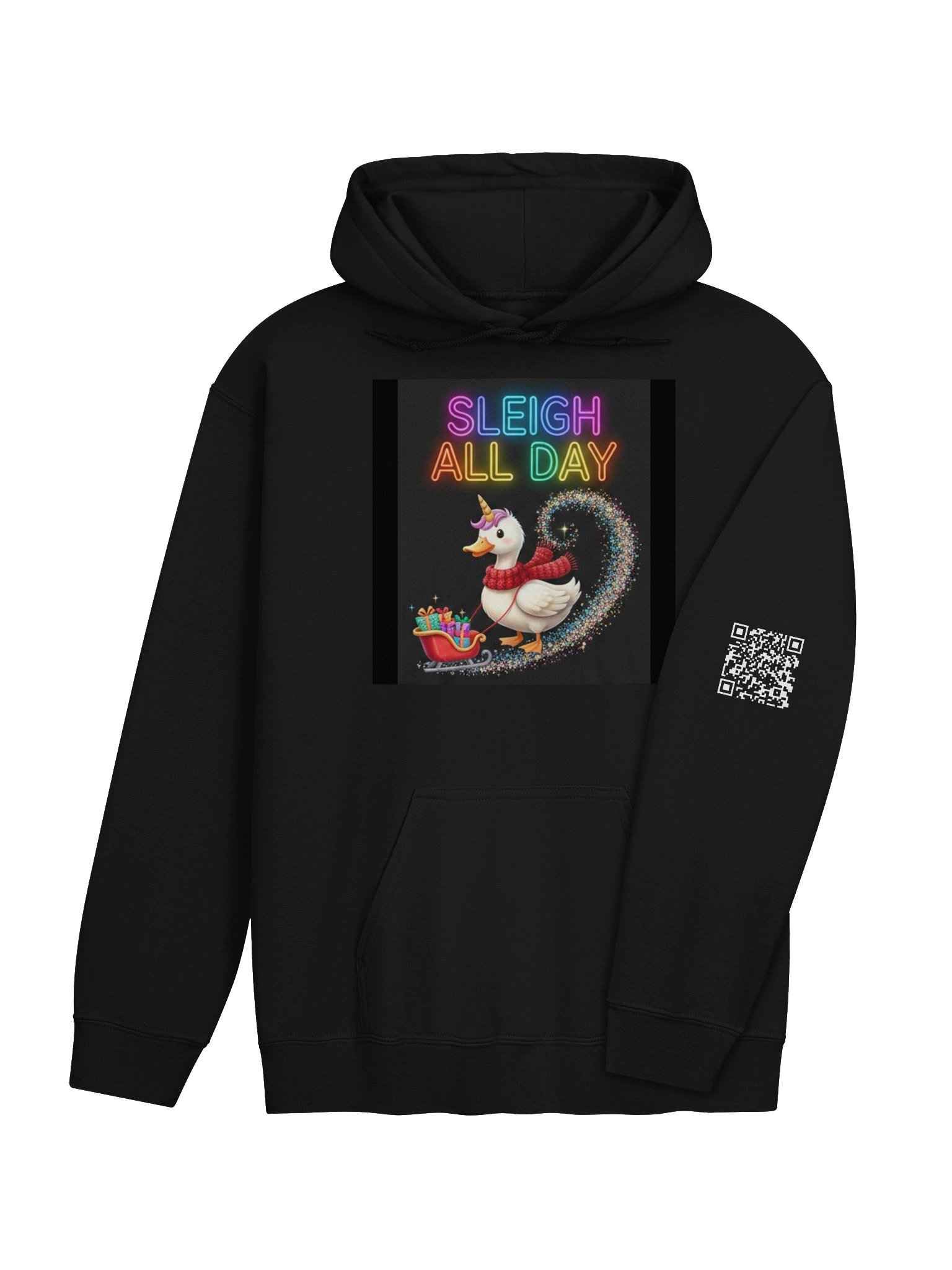 Sleigh All Day Duckicorn Holiday Hoodie product image (4)